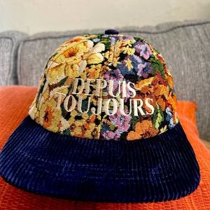Depuis Toujours Floral print hat